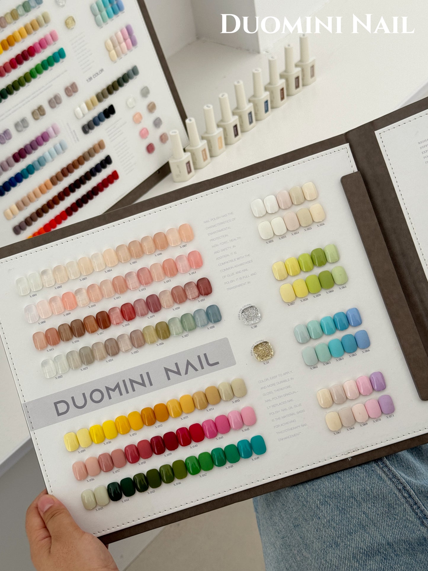 Yukun Domini 138 color solid color nail polish adhesive set, durable, environmentally friendly, detachable, matte and transparent nail salon exclusive