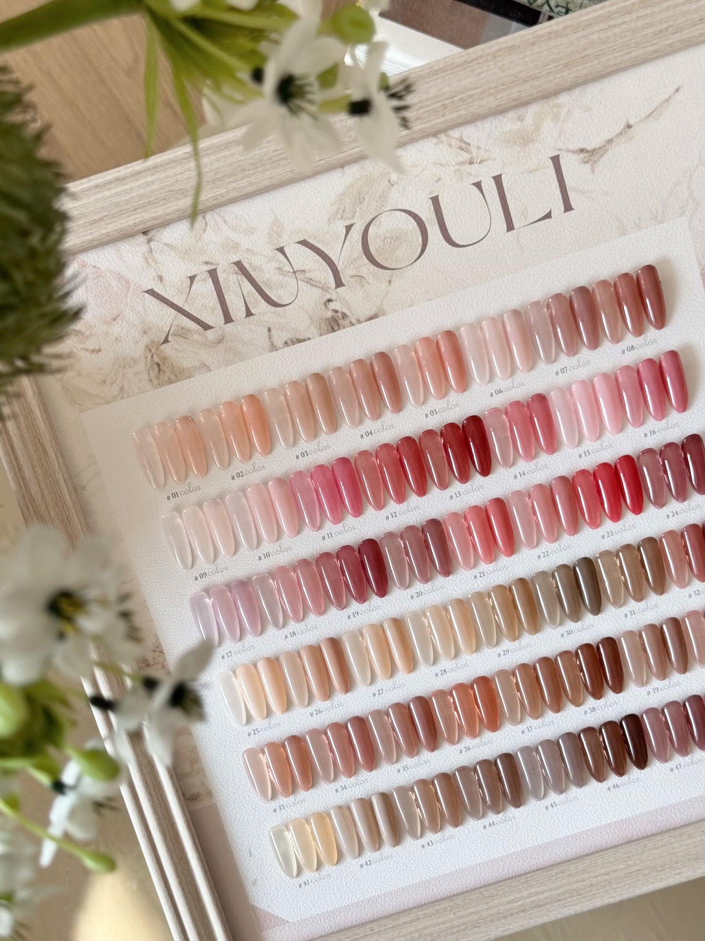 Yukun 60 Color Tianji Four Seasons Jade Fat Ice Tea Transparent Nail Oil Gel Set Naked Powder Jelly Skin Color Manufacturer Batch